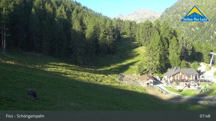 Archived image Webcam View of Schöngampalm near Fiss