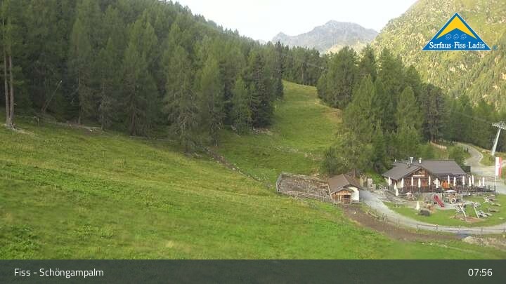 Archiv Foto Webcam Serfaus-Fiss-Ladis: Schöngampalm