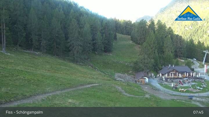Archiv Foto Webcam Serfaus-Fiss-Ladis: Schöngampalm