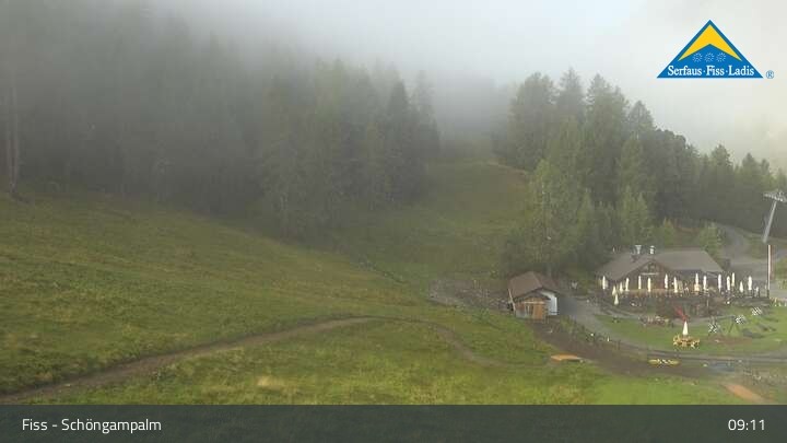 Archived image Webcam View of Schöngampalm near Fiss