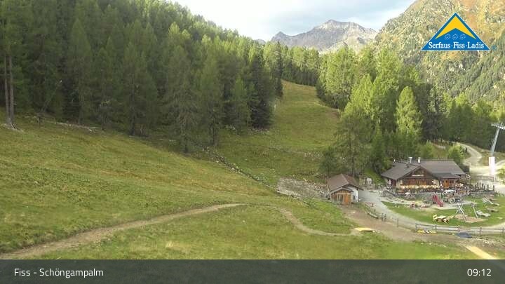 Archived image Webcam View of Schöngampalm near Fiss