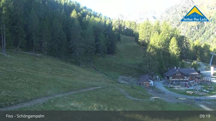 Archiv Foto Webcam Serfaus-Fiss-Ladis: Schöngampalm