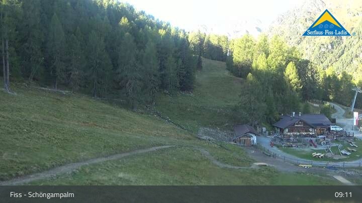 Archiv Foto Webcam Serfaus-Fiss-Ladis: Schöngampalm
