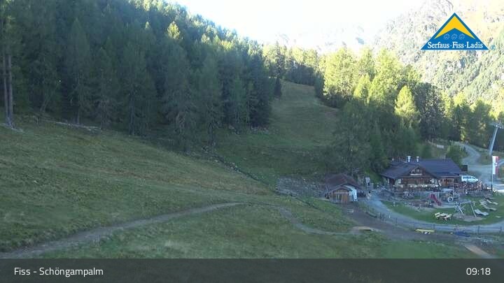 Archiv Foto Webcam Serfaus-Fiss-Ladis: Schöngampalm