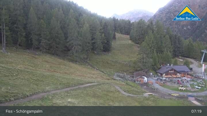 Archiv Foto Webcam Serfaus-Fiss-Ladis: Schöngampalm