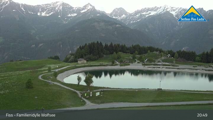 Archiv Foto Webcam Fiss: Ausflugsziel Wolfsee