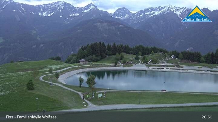 Archiv Foto Webcam Fiss: Ausflugsziel Wolfsee