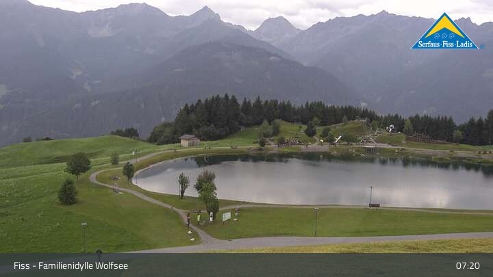 Archiv Foto Webcam Fiss: Ausflugsziel Wolfsee