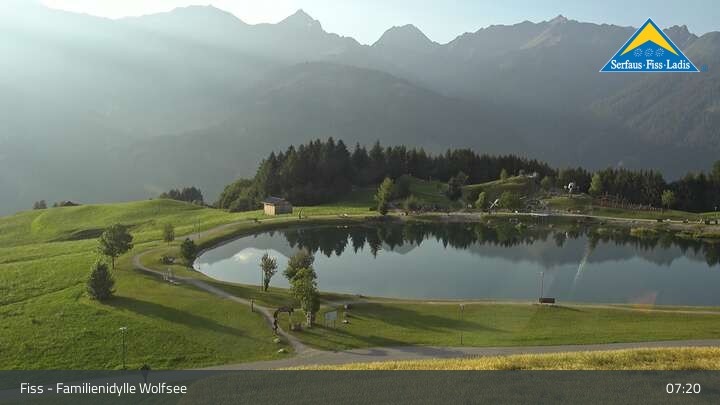 Archiv Foto Webcam Fiss: Ausflugsziel Wolfsee