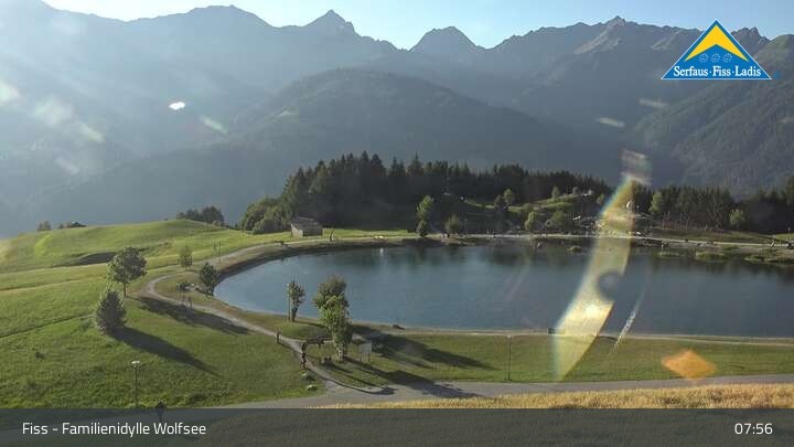 Archived image Webcam Fiss: Lake Wolfsee