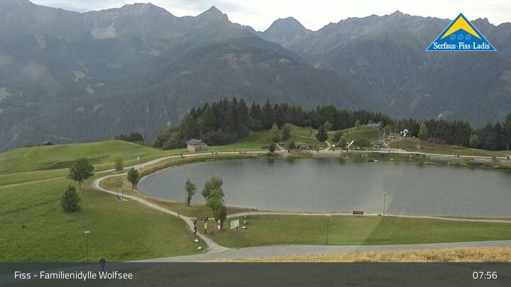 Archiv Foto Webcam Fiss: Ausflugsziel Wolfsee