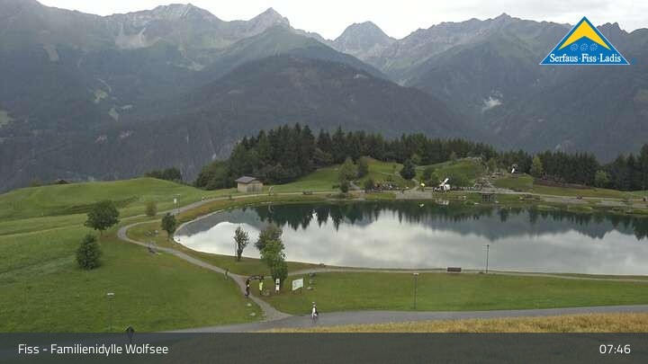Archiv Foto Webcam Fiss: Ausflugsziel Wolfsee