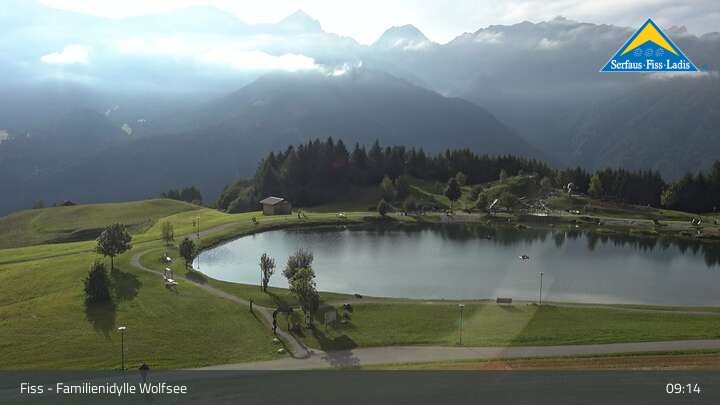 Archiv Foto Webcam Fiss: Ausflugsziel Wolfsee