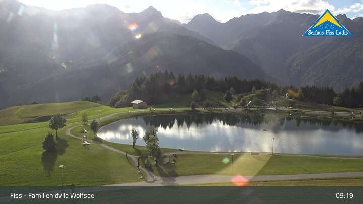 Archiv Foto Webcam Fiss: Ausflugsziel Wolfsee