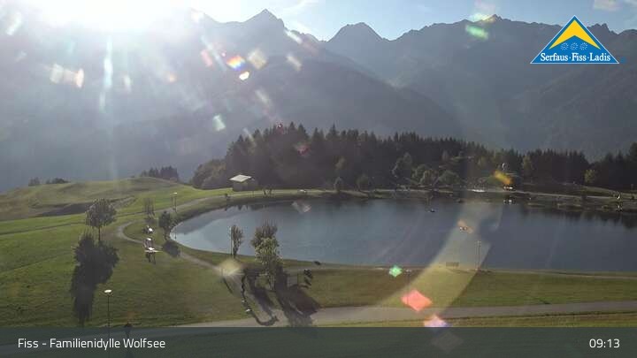 Archiv Foto Webcam Fiss: Ausflugsziel Wolfsee