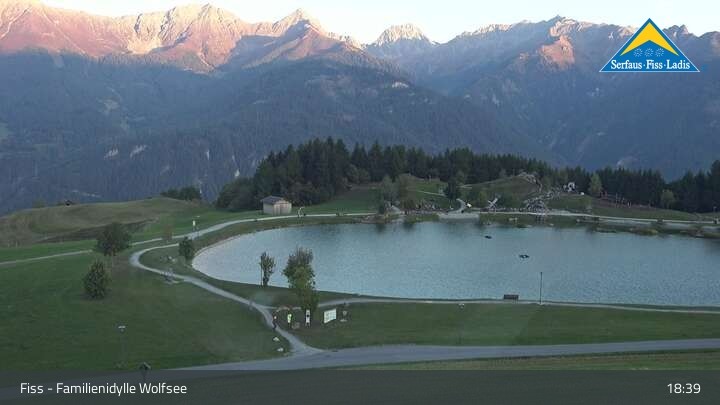 Archived image Webcam Fiss: Lake Wolfsee