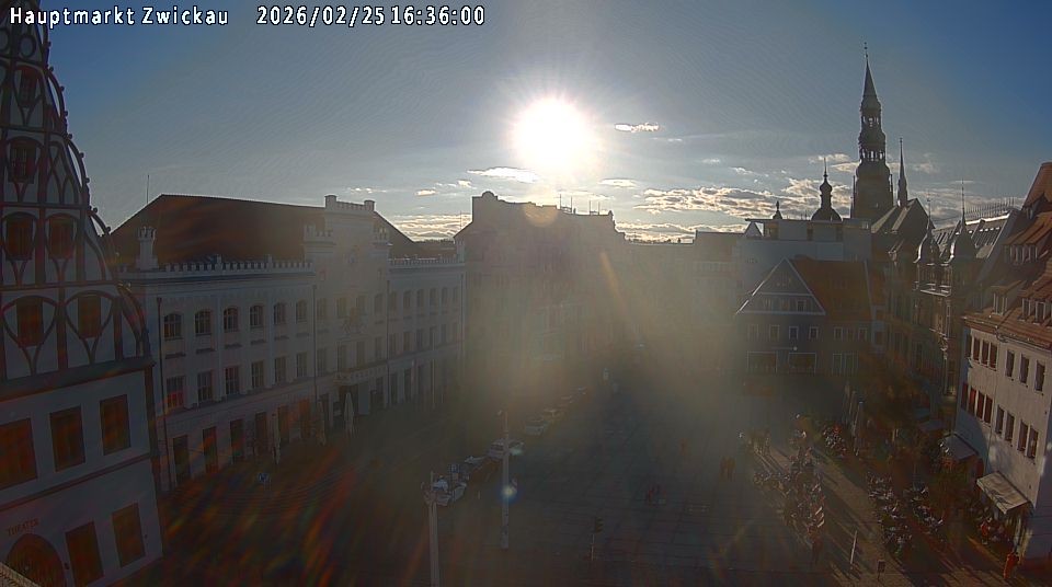 Archiv Foto Webcam Hauptmarkt Zwickau