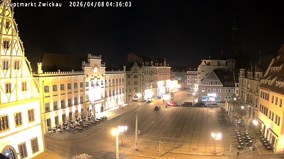 Archiv Foto Webcam Hauptmarkt Zwickau