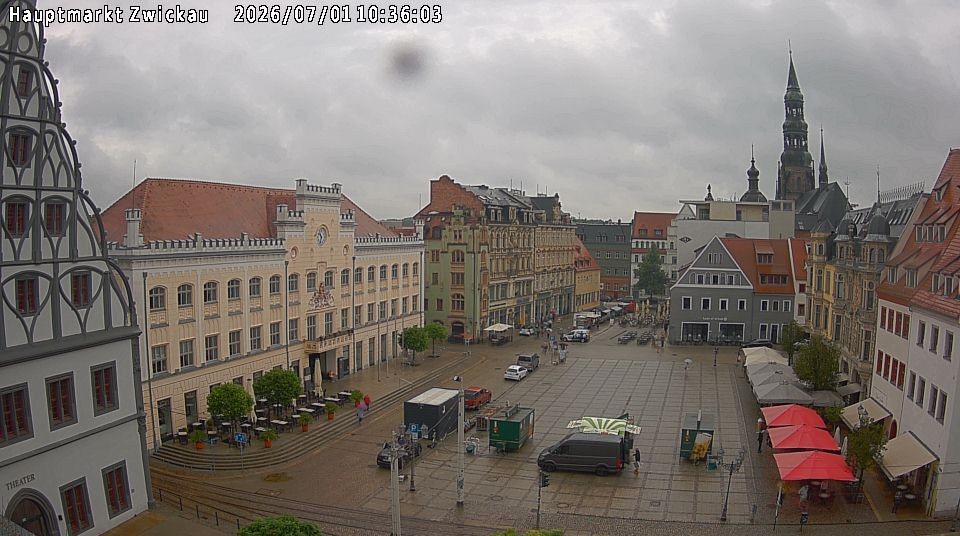Archived image Webcam Zwickau in Saxony