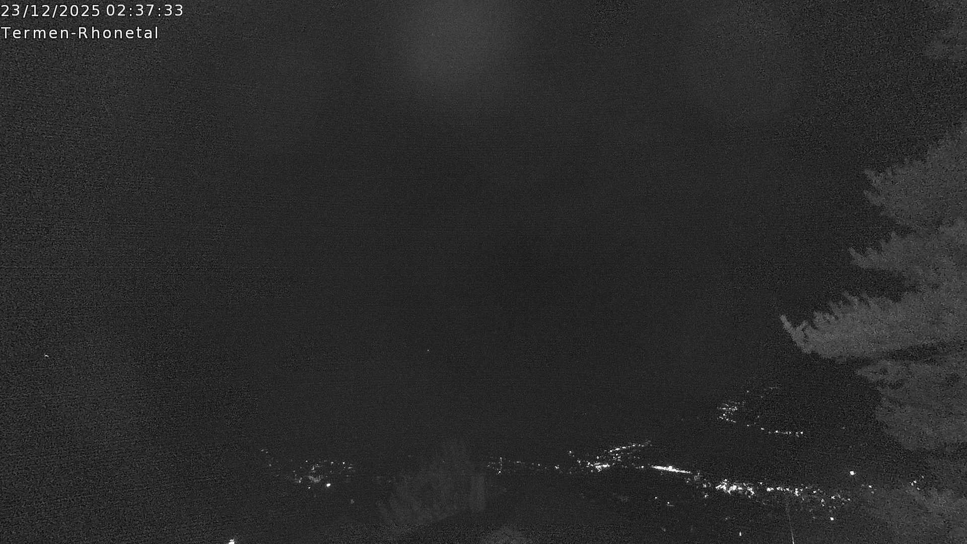 Archiv Foto Webcam Termen: Blick Richtung Süden ins Rhonetal