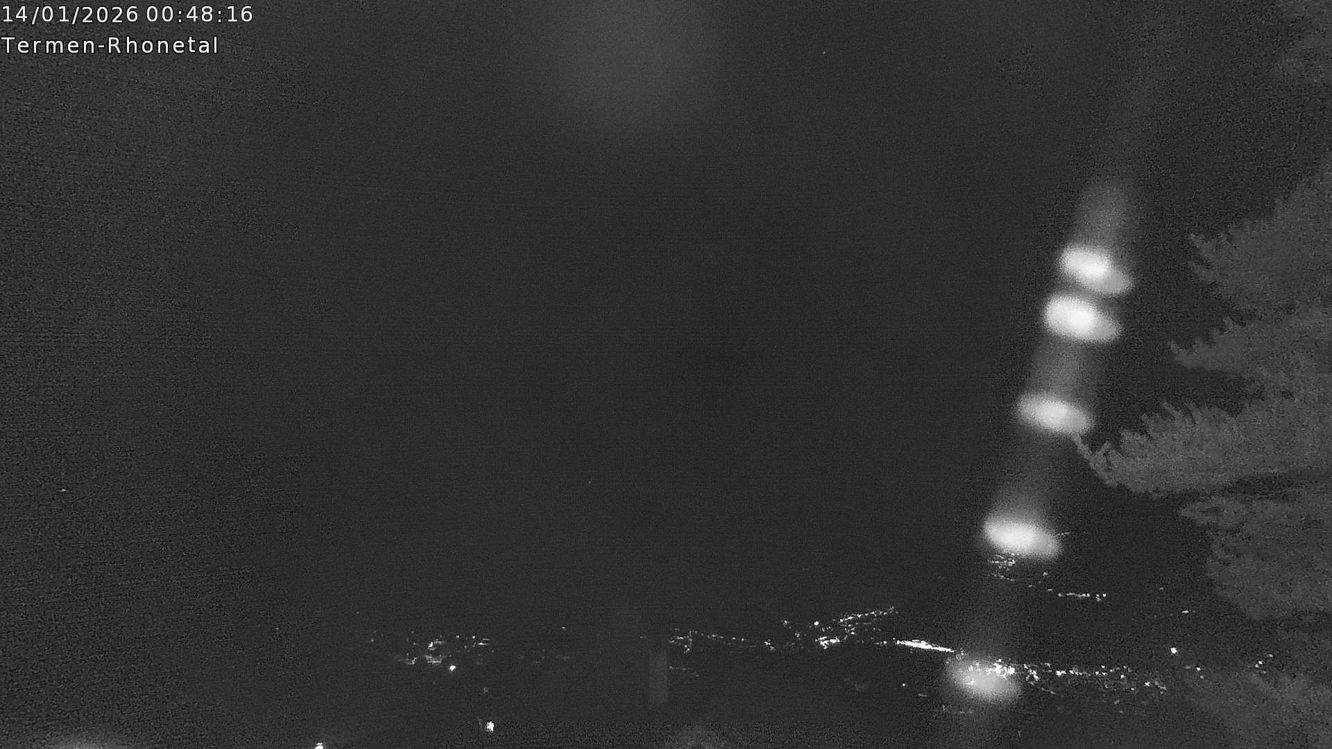 Archived image Webcam Termen: View to the south