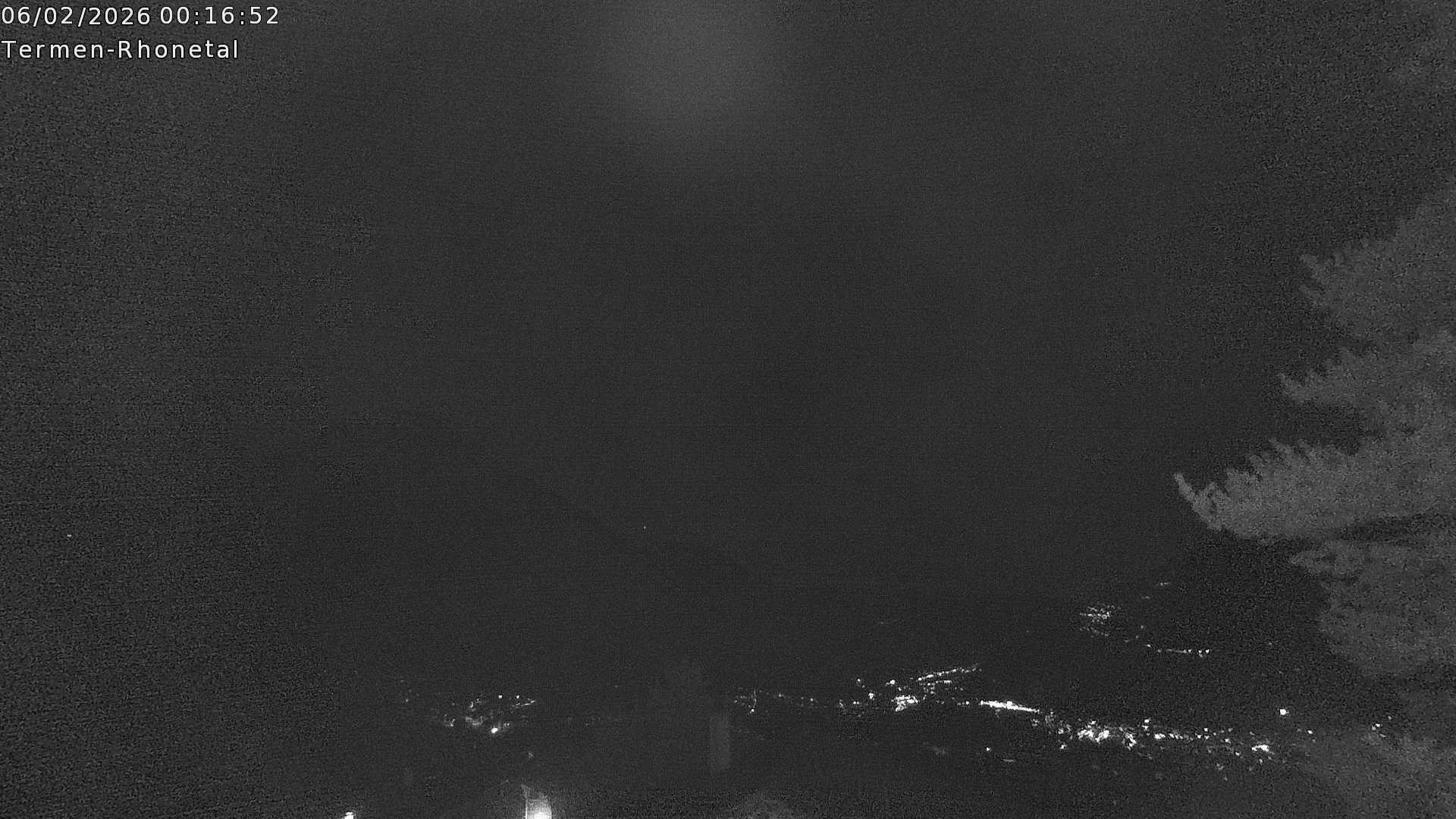 Archiv Foto Webcam Termen: Blick Richtung Süden ins Rhonetal