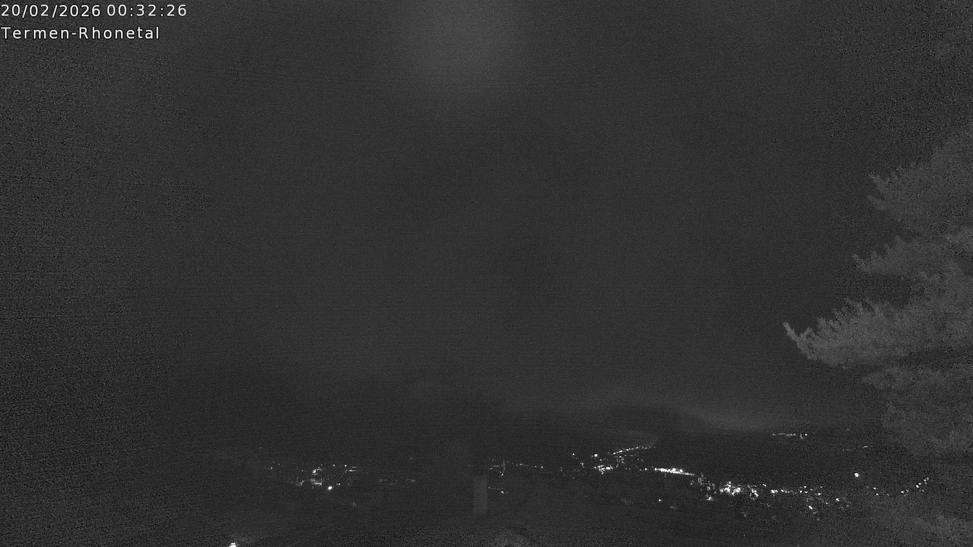 Archiv Foto Webcam Termen: Blick Richtung Süden ins Rhonetal