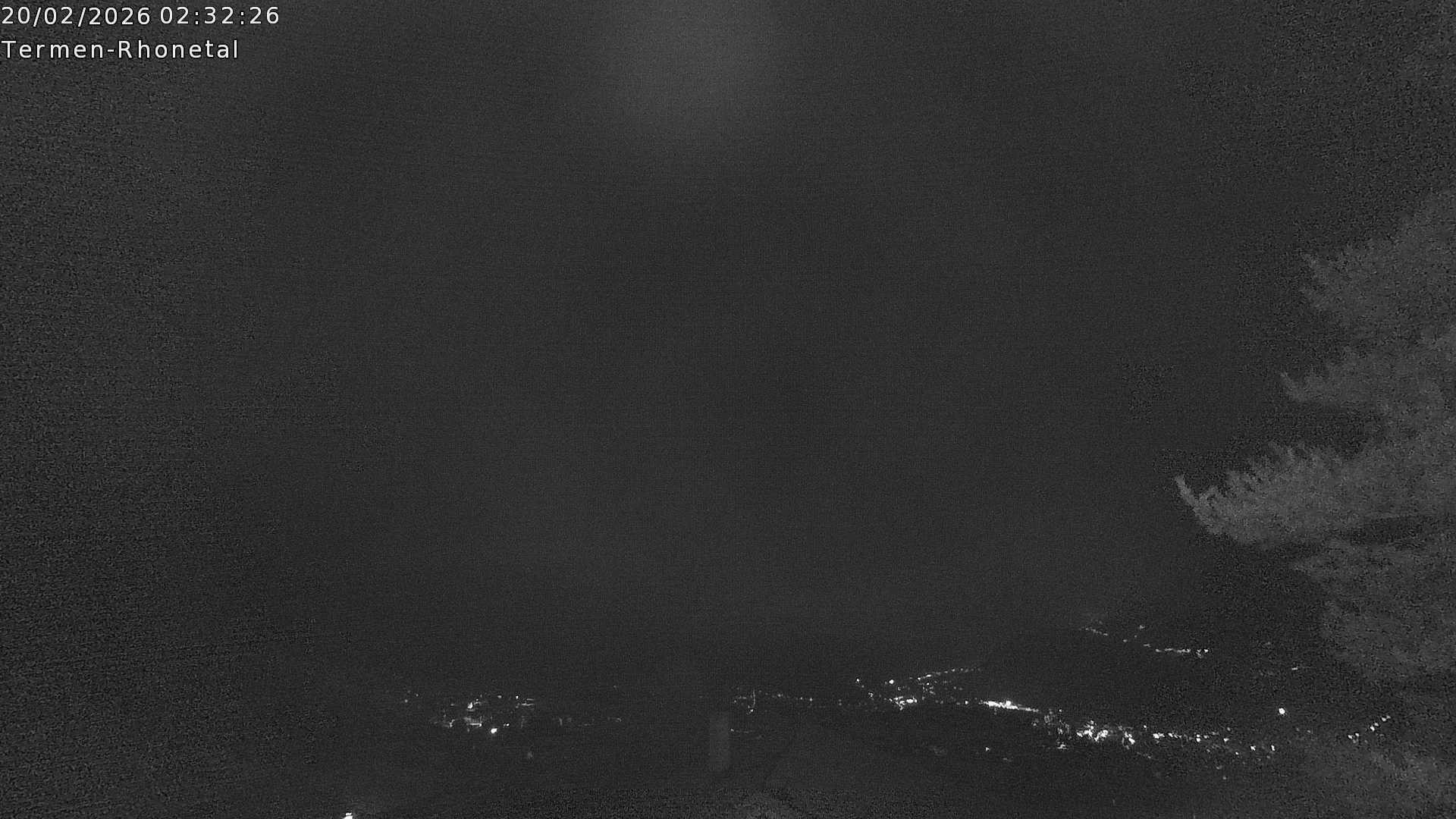 Archiv Foto Webcam Termen: Blick Richtung Süden ins Rhonetal