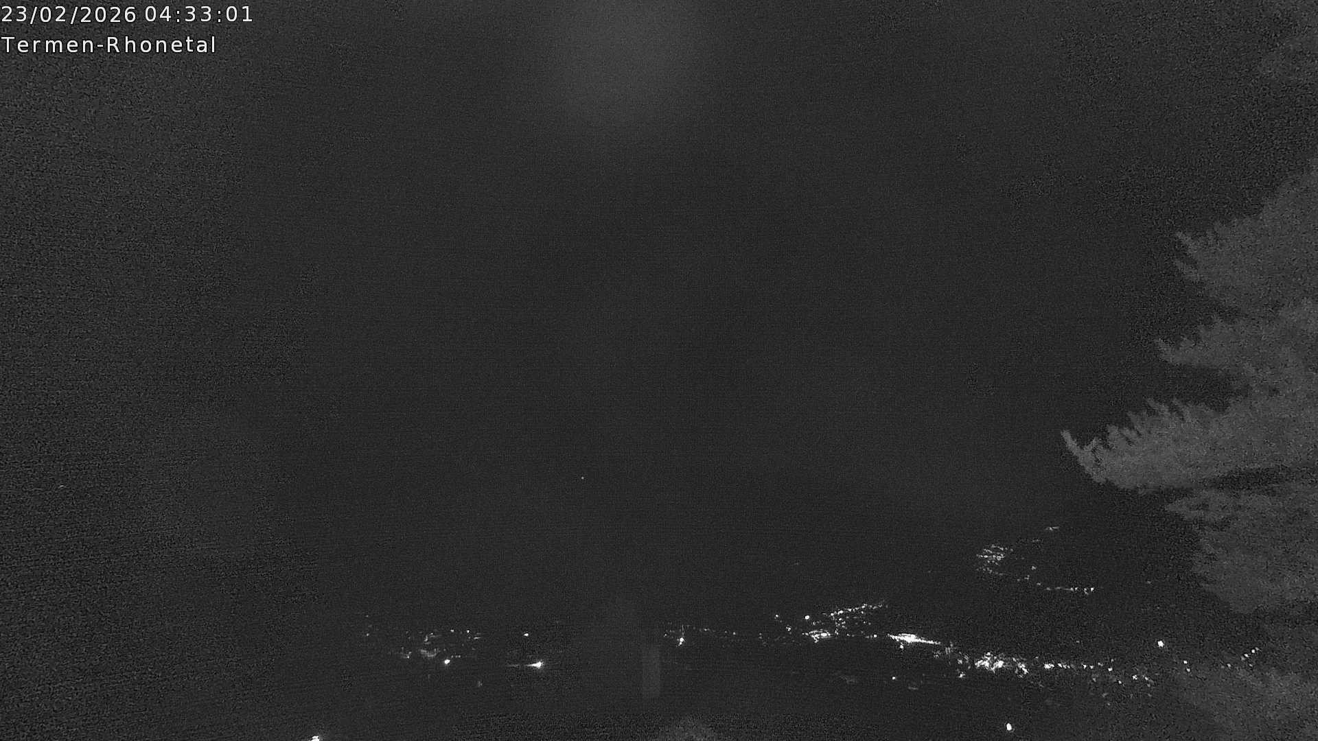Archiv Foto Webcam Termen: Blick Richtung Süden ins Rhonetal