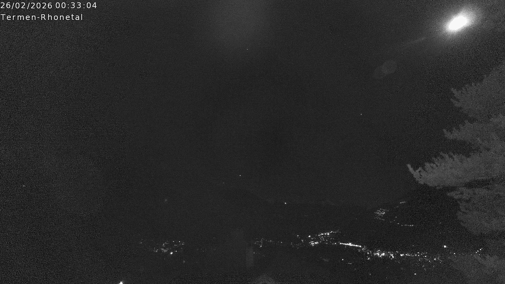 Archived image Webcam Termen: View to the south