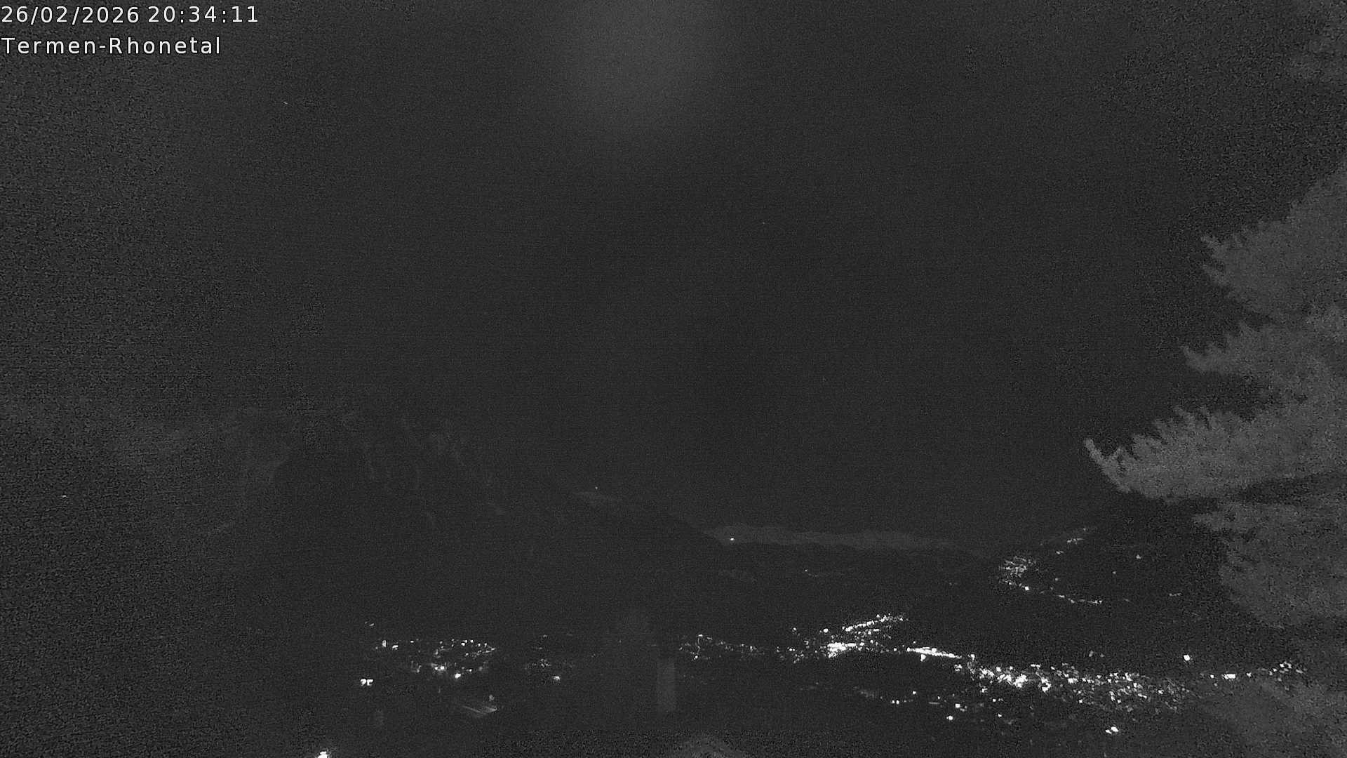 Archived image Webcam Termen: View to the south