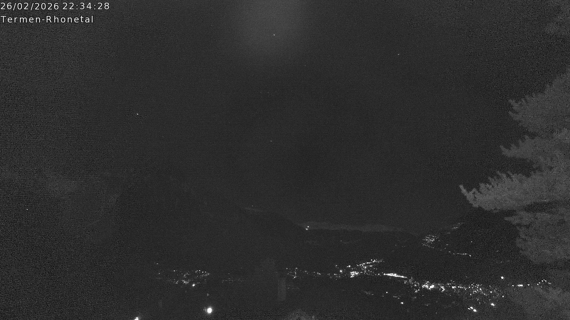 Archived image Webcam Termen: View to the south