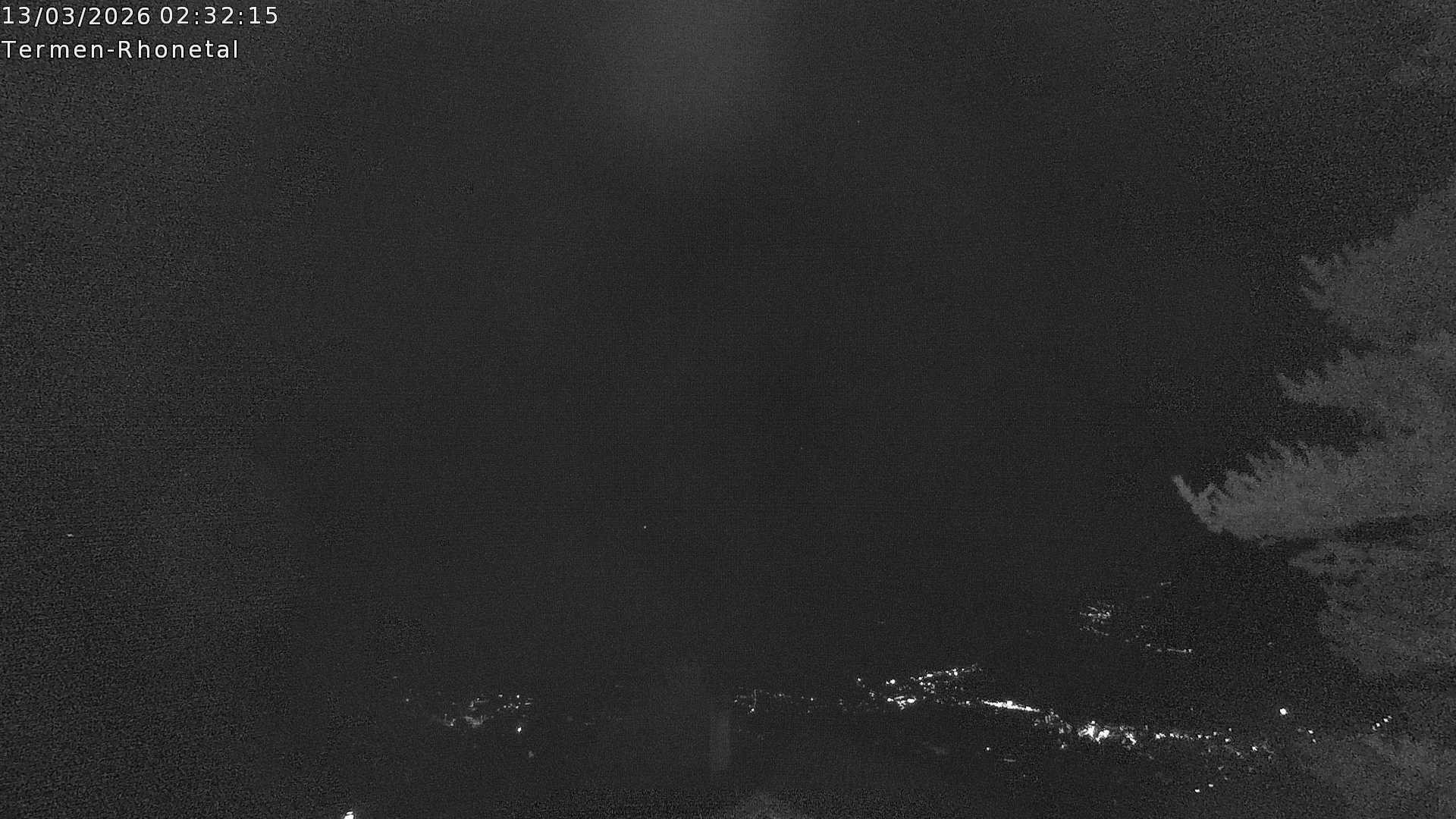 Archiv Foto Webcam Termen: Blick Richtung Süden ins Rhonetal