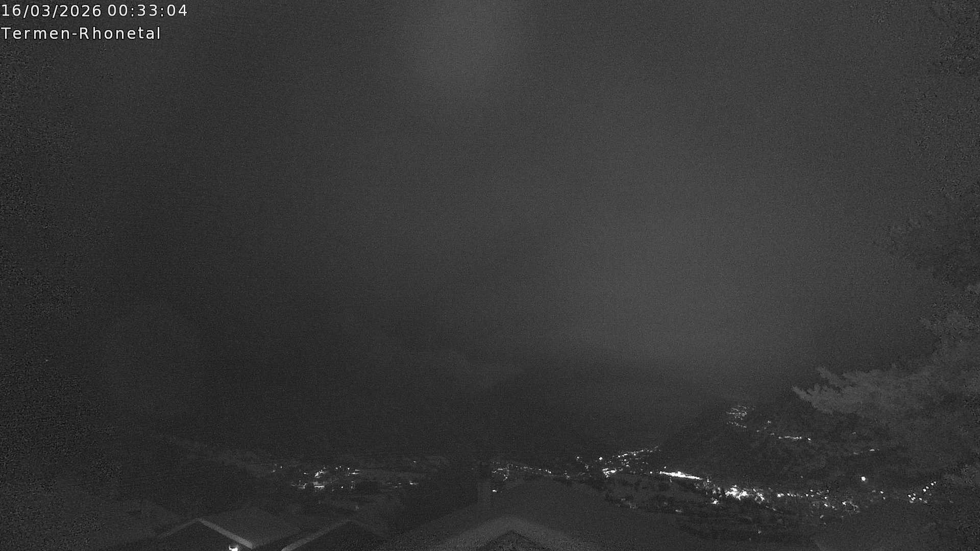 Archiv Foto Webcam Termen: Blick Richtung Süden ins Rhonetal