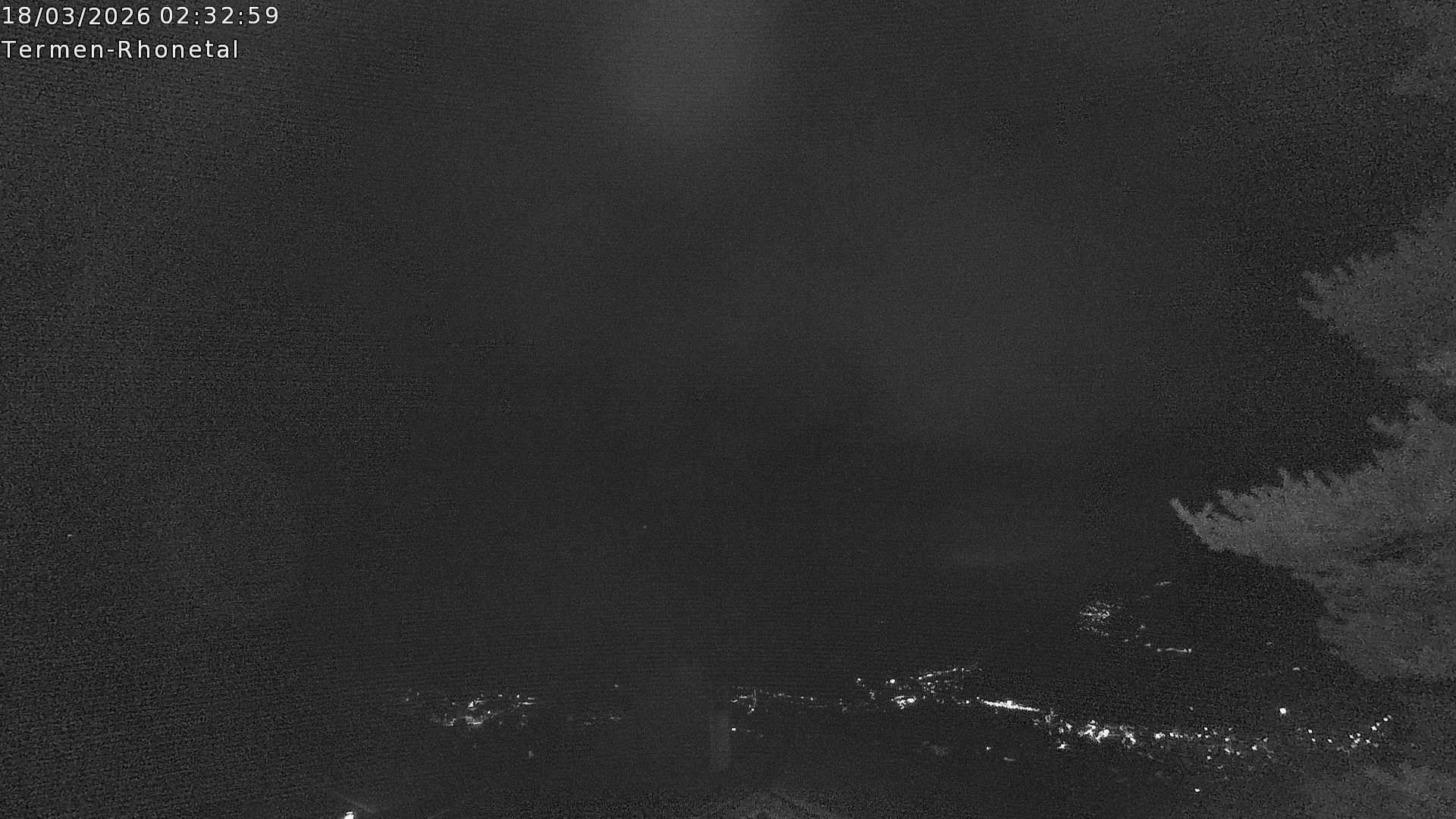 Archiv Foto Webcam Termen: Blick Richtung Süden ins Rhonetal