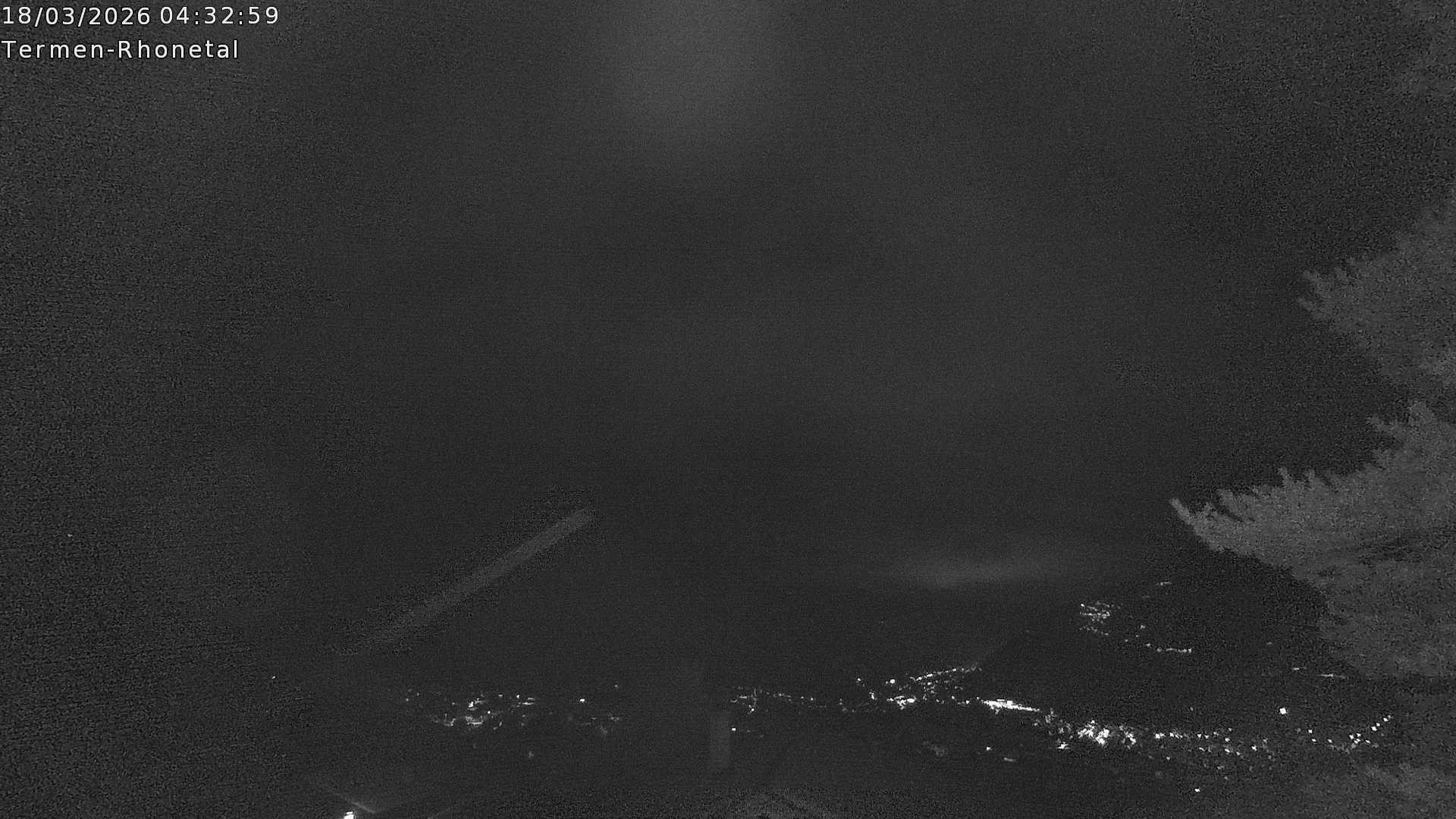 Archived image Webcam Termen: View to the south