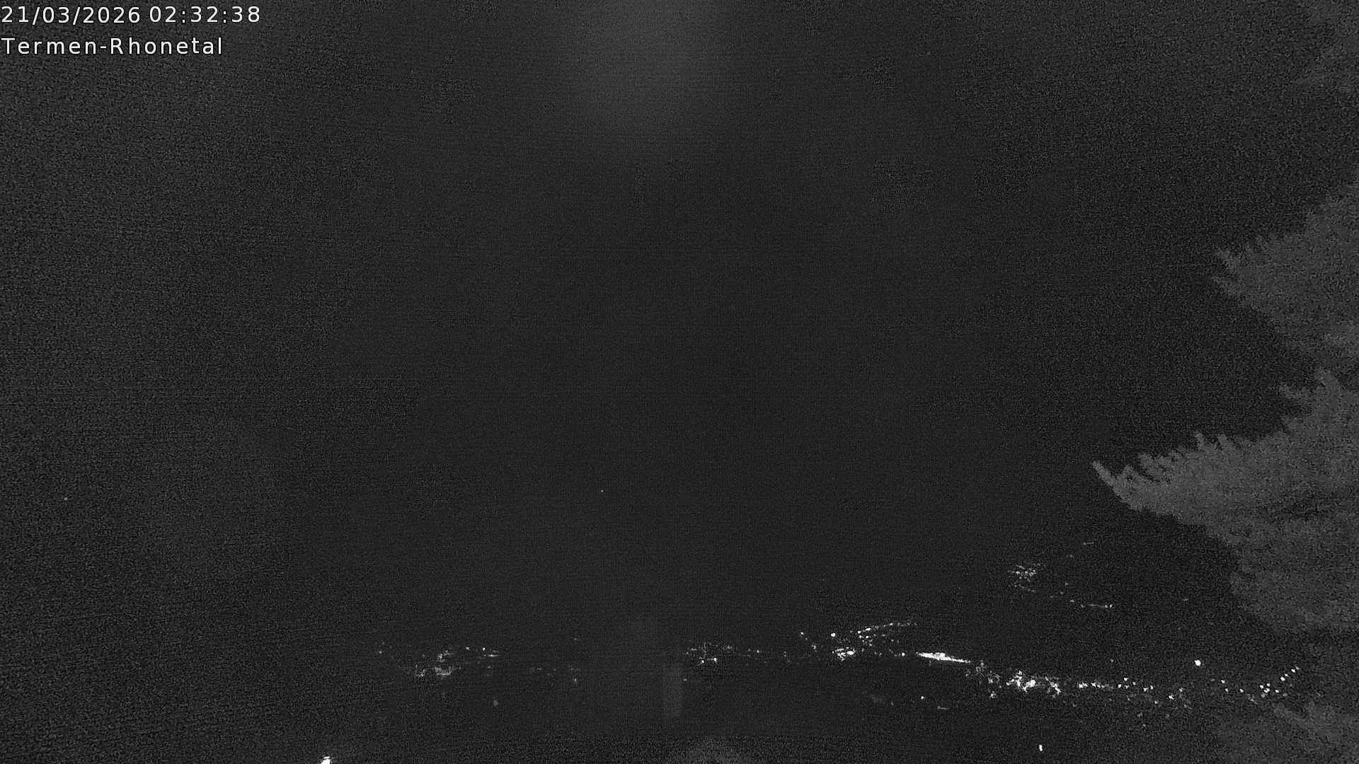 Archiv Foto Webcam Termen: Blick Richtung Süden ins Rhonetal