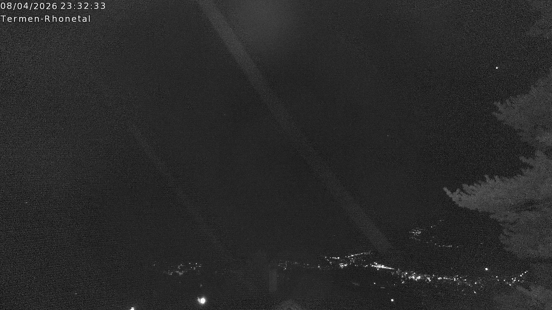 Archiv Foto Webcam Termen: Blick Richtung Süden ins Rhonetal