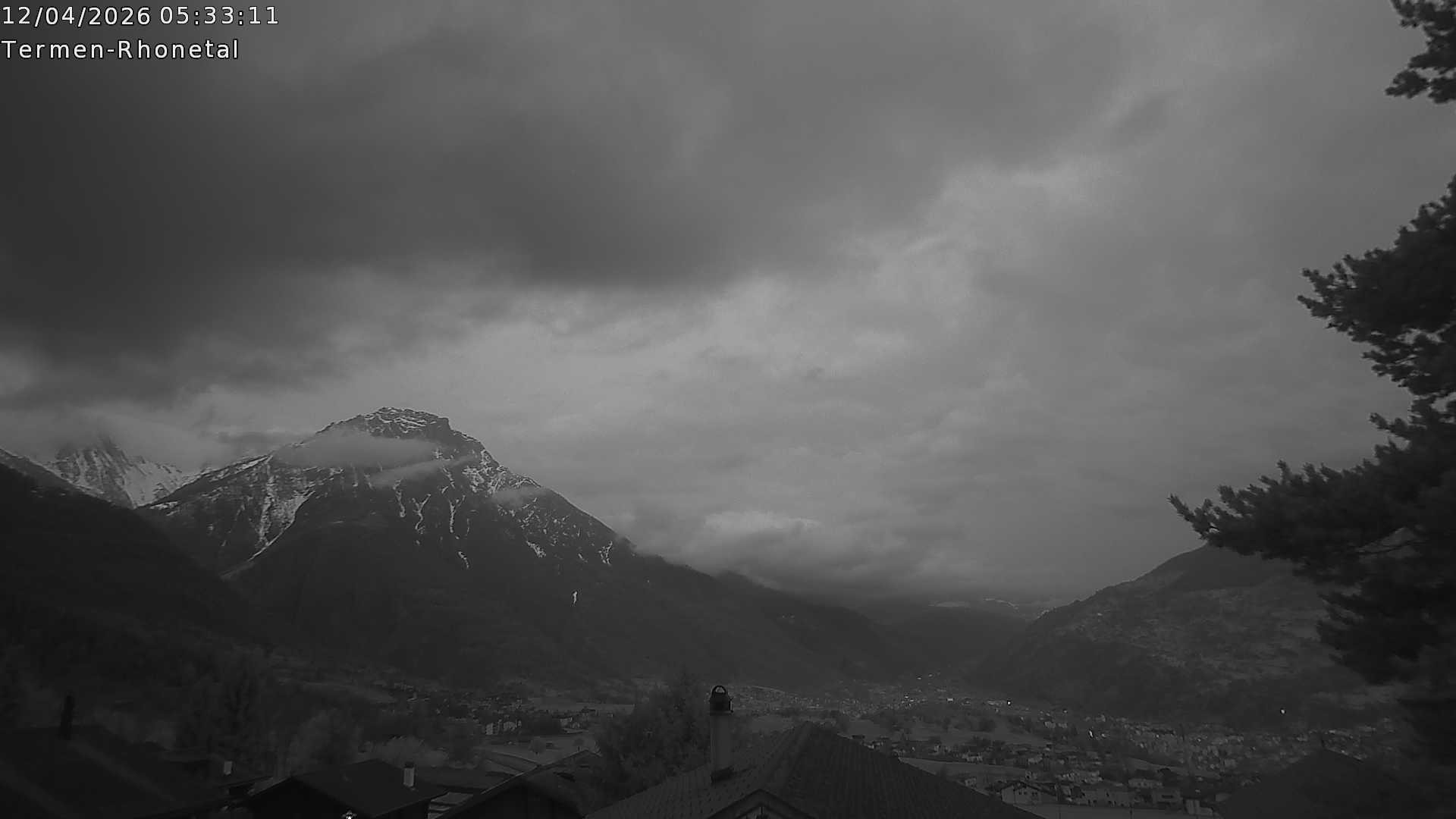 Archived image Webcam Termen: View to the south