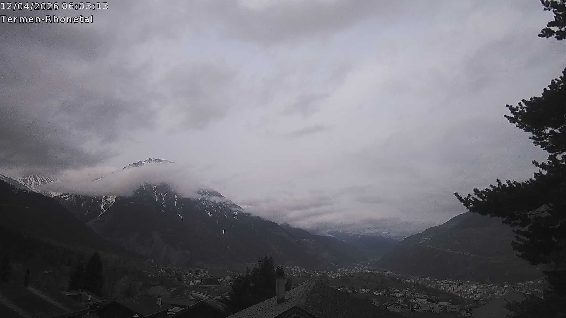 Archived image Webcam Termen: View to the south