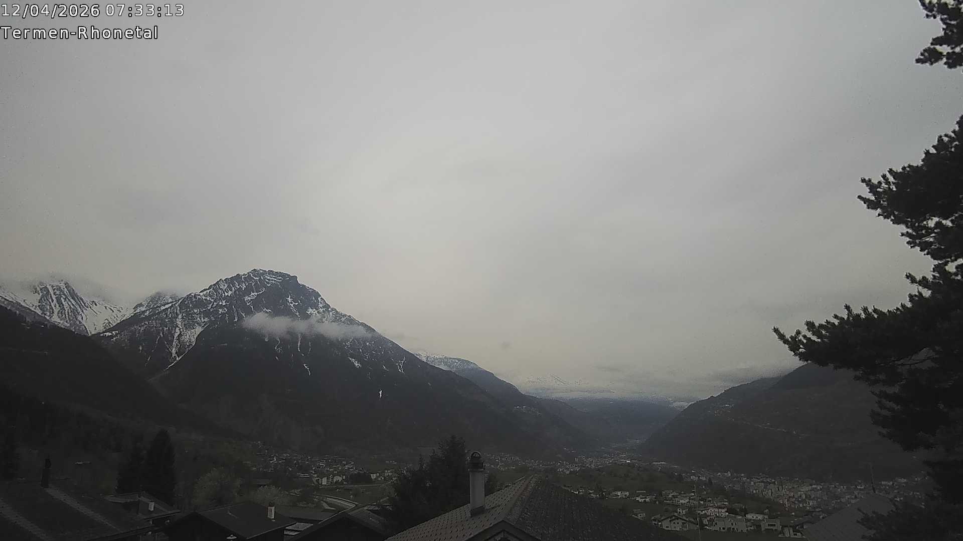 Archived image Webcam Termen: View to the south