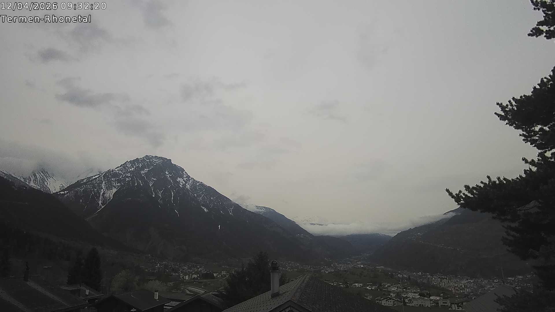 Archived image Webcam Termen: View to the south