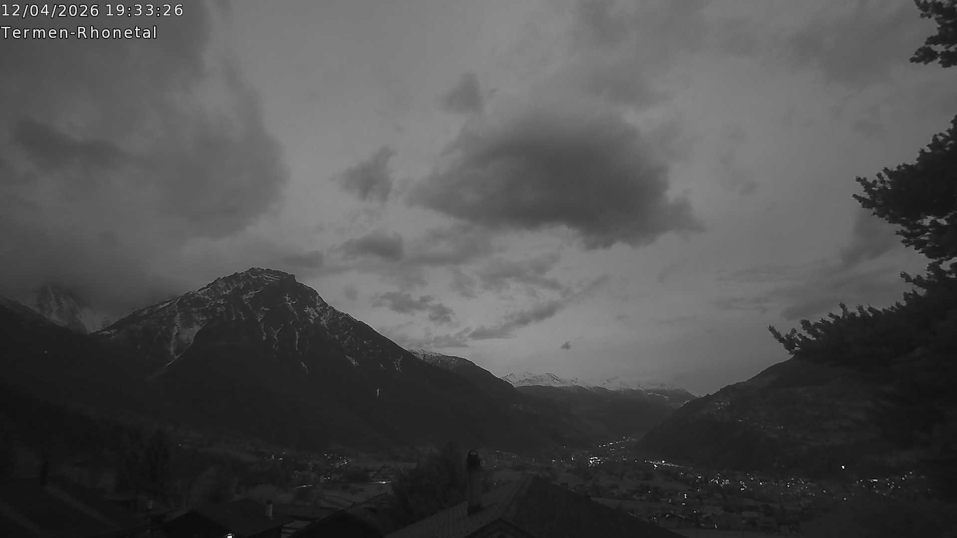 Archived image Webcam Termen: View to the south