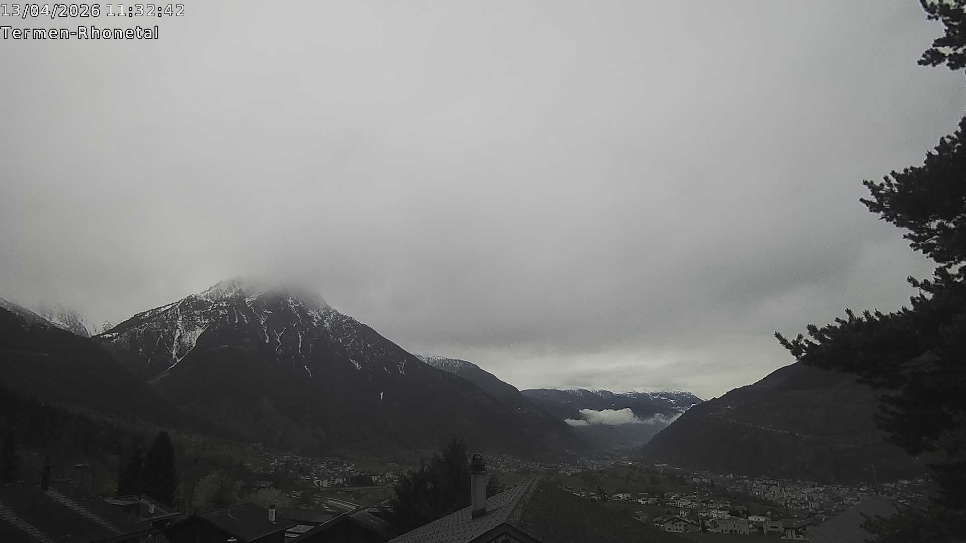 Archived image Webcam Termen: View to the south