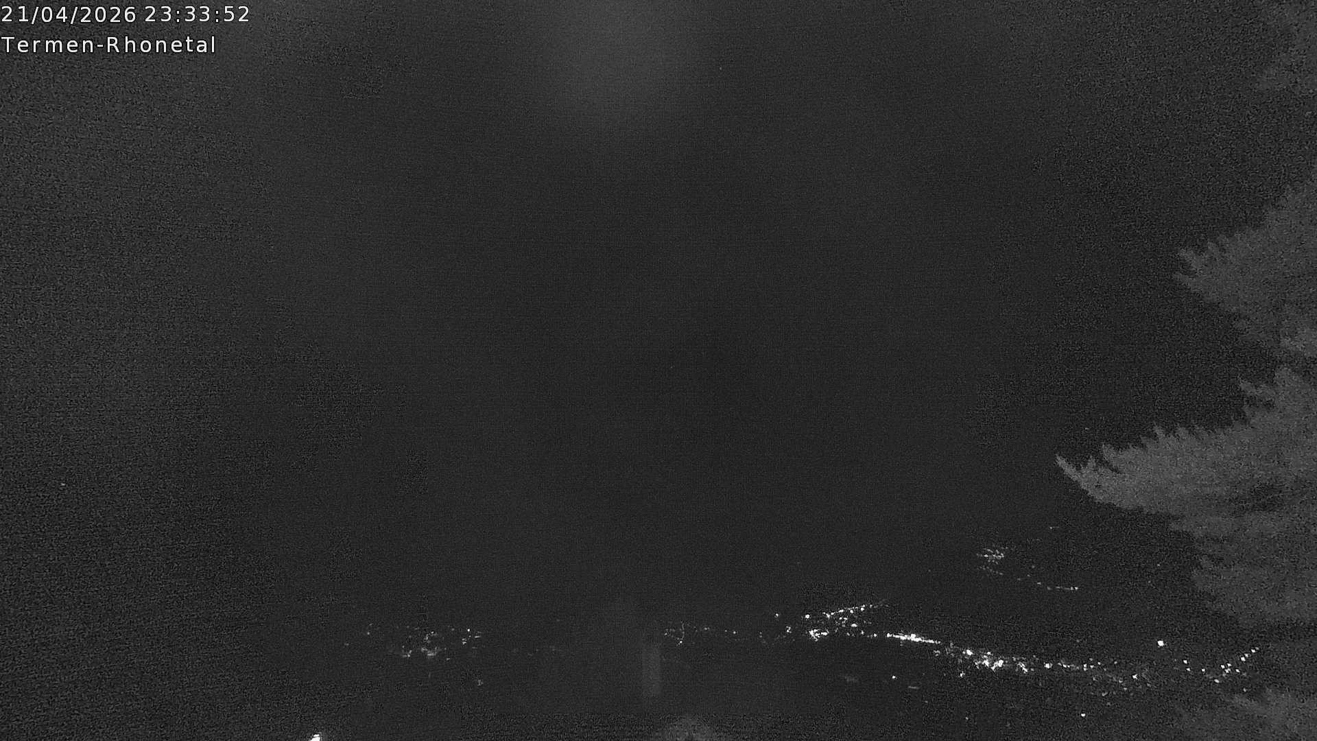 Archiv Foto Webcam Termen: Blick Richtung Süden ins Rhonetal