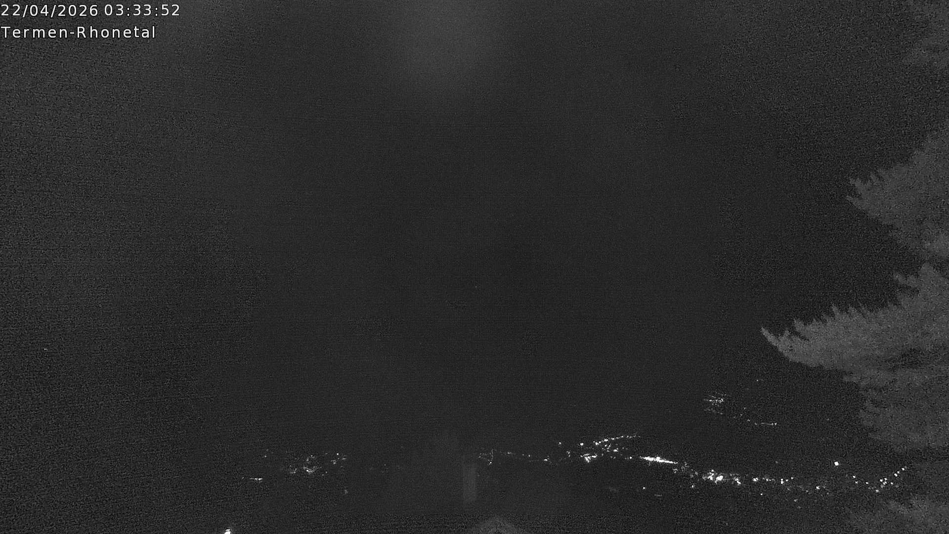 Archiv Foto Webcam Termen: Blick Richtung Süden ins Rhonetal