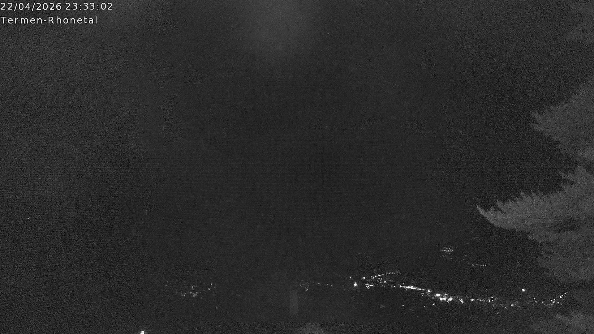 Archiv Foto Webcam Termen: Blick Richtung Süden ins Rhonetal