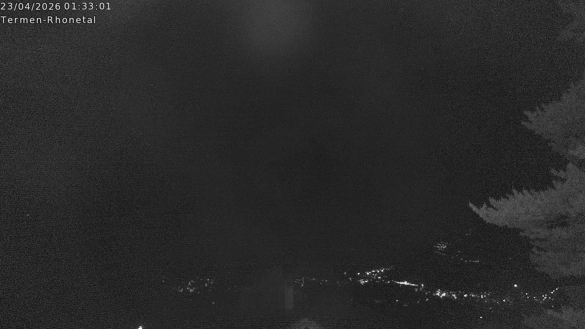 Archiv Foto Webcam Termen: Blick Richtung Süden ins Rhonetal