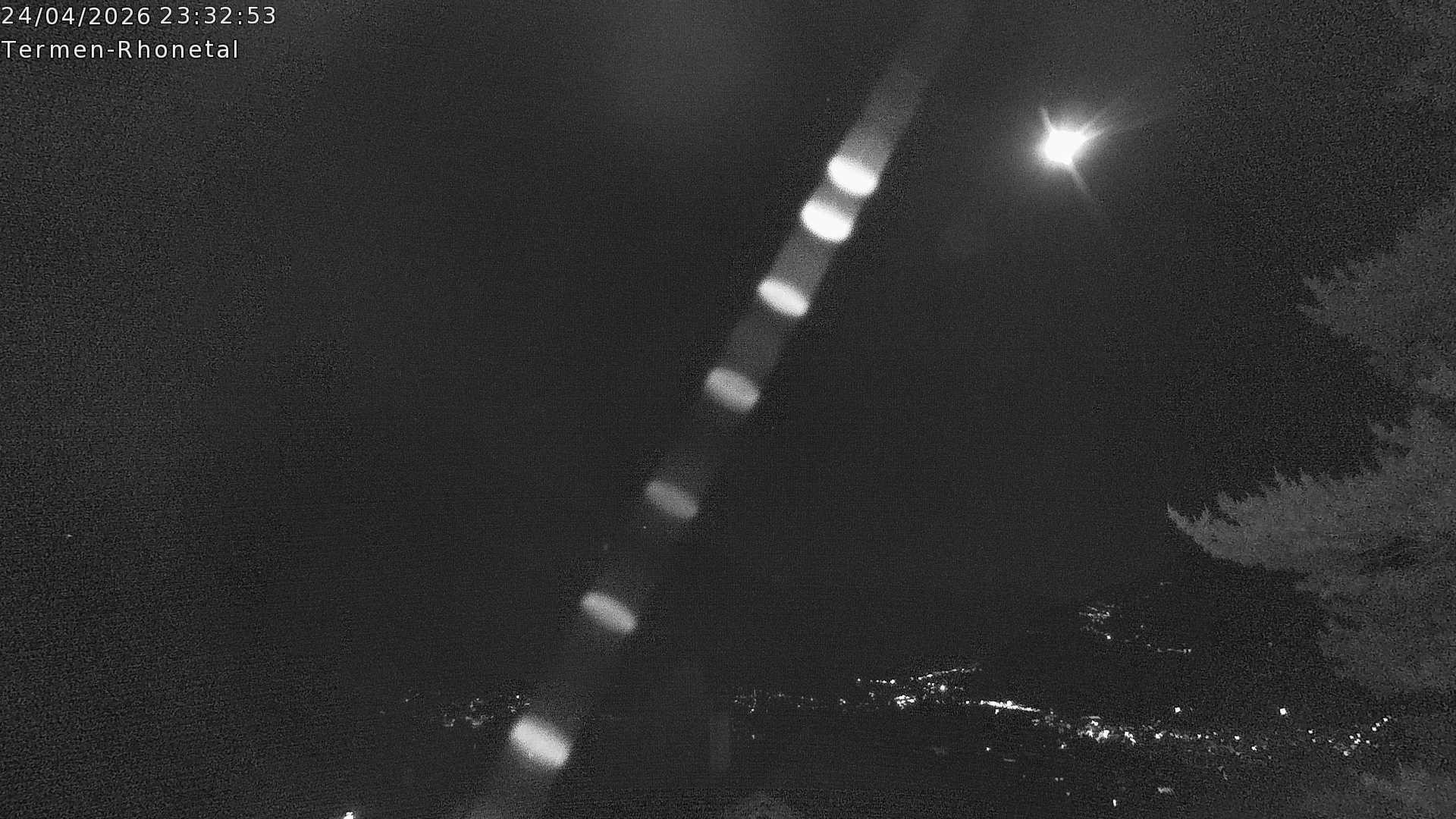 Archived image Webcam Termen: View to the south