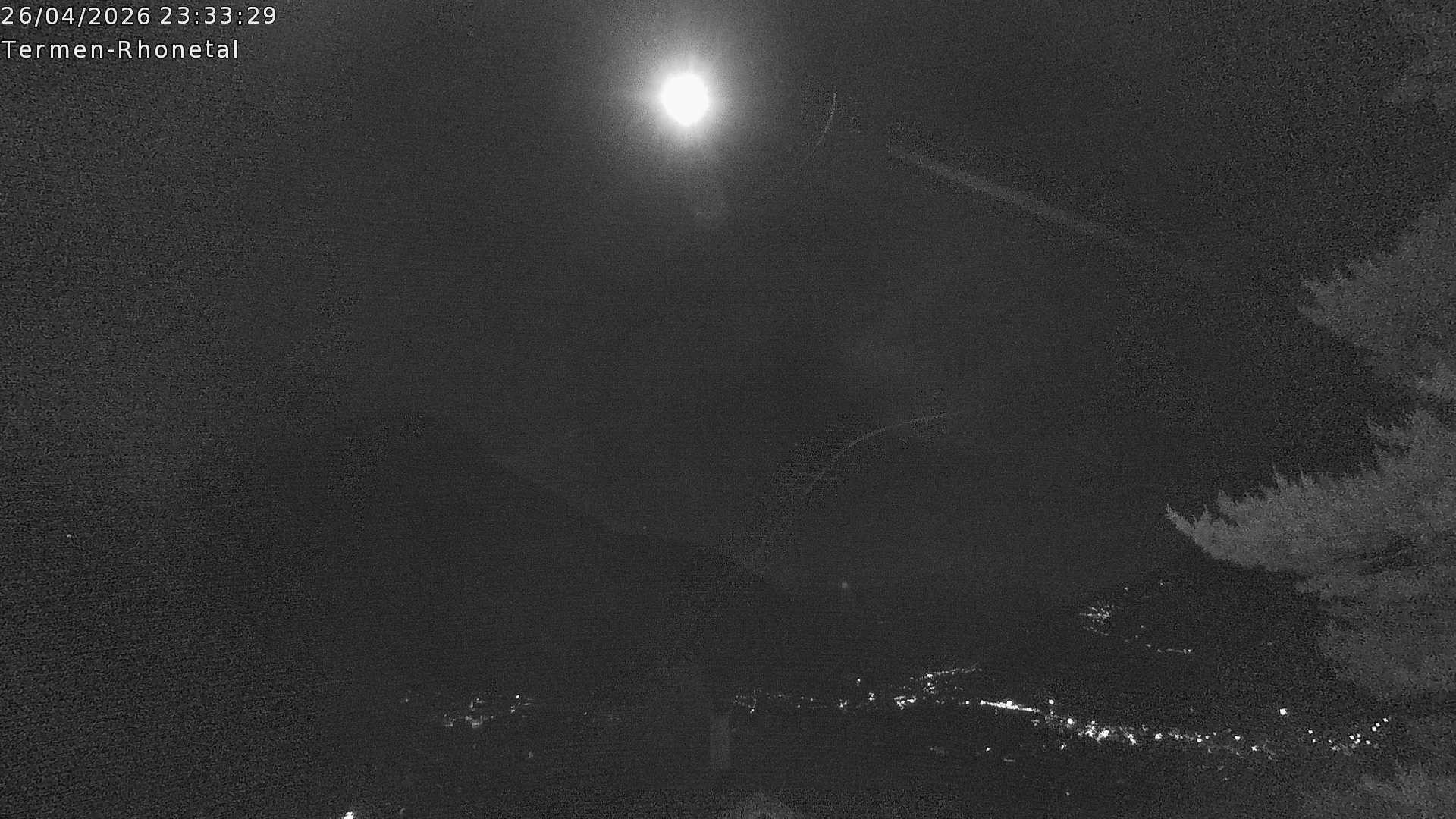 Archived image Webcam Termen: View to the south